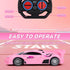 6 7 8-12,1/18 Pink Remote Control Car for Girls, Rechargeable High Speed Drift RC Cars Toys Gifts for Girl Age Super