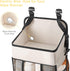 Pack 52+ Maliton Hanging Diaper Organizer - Caddy for Changing Table, Crib, n' Play - Stacker Holds Diapers - Nursery