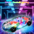 ZHFUYS Light Up Transparent Car Toy for Kids, Sensory Toys for Kid, Toy Car with Colorful Moving Gears, Fun Educational