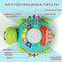 6 12 Tummy 12-18 6 7 8 9 10 1 2 Letapapa Baby Toys to Months, Time Toy for Months, Musical Turtle Crawling Toys