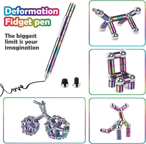 OSSIJAY Fidget Pen Toy,Decompression Toy,Stress Relief & Focus Tool for Adults,Best Novelty Gifts for Teen and Adults