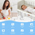ChildsFarm 5 inch 1000ft 2-Way 8 Baby Monitor with Camera and Audio - Screen Portable Baby Camera Monitor No WiFi