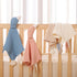 insular Baby Lovey Blanket, Muslin Cotton Security Blanket, Soft Breathable for Newborn and Infant, Khaki Goose