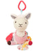 Skip Hop Bandana Buddies Llama - Baby Activity and Teething Toy with Multi-Sensory Rattle and Textures