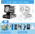 Control,1800mAh 100 11 SHCKE Bubble Machine Remote Rechargeable Battery Mins/USB-C Charging,Auto Rotation & RGB