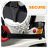 Semoprus Car Seat Stroller, Car Seat Carrier for Airport with Wheels and Compact Fold, Foldable Carseat Travel Cart