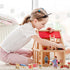 Sumind Wooden Dollhouse Furniture Set - 23 Pcs with 8 Pcs Doll House People Figures