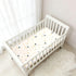 miaozhen 1 Pack 52x28 Cotton Crib Sheets for Baby Boys Girls Soft Breathable Cute Animal Mallard Duck Star Offwhite