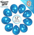 Treasures Gifted 100 Pack Metallic Royal Blue Balloons - 12 Inch Pearlized Dark Blue Latex Balloons