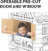 Bankers Box at Play Color in Treats N' Eats Playhouse, Cardboard Playhouse and Life Size Craft Activity for Kids and