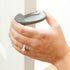 Qdos Safety Finger Slam Pinch Guard | Gray | Protect Fingers from Slamming Doors - Bite Proof & Choke Safe - Food Grade