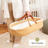 LittleLaughs Moses Basket for Babies with Muslin Blanket | Changing Basket for Baby Dresser | Portable Basket for Your