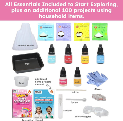 100+ 4 5 6 7 8 4 5 6 7 8 Butterfly EduFields Girls Science Kit for Kids Ages | Girls in STEM & Science Experiments |