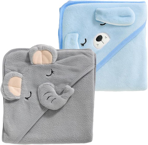 Made by Kalos Kalos Hooded Baby Towels for Newborn - Cotton Blend Large Baby Bath
