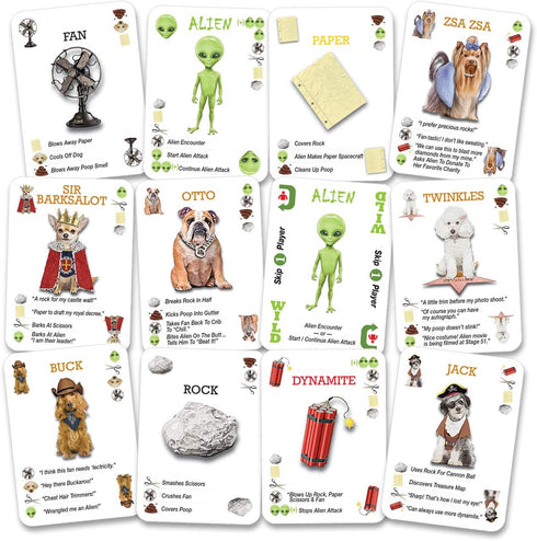 SOLARQUEST Alien Encounters with Dogs Card Game