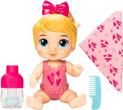 Baby Alive Shampoo Snuggle Harper Hugs, 11 Inch Water Baby Doll Playset, Toys for 3 Year Old Girls & Boys & Up