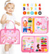 hahaland Busy Board for Toddlers Boys Girls Montessori Toys for 3+ Year