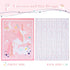 Set 4 Set Set Cloele Pink Crib Bedding for Girls- Piece Unicorns Baby Comforter Bed Includes Crib Skirt Quilt Fitted