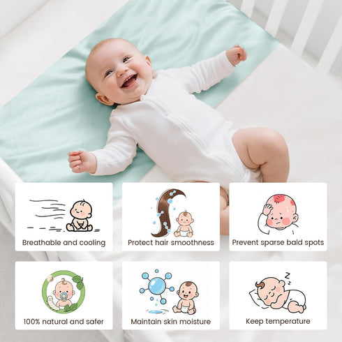 7A+ 100% Mulberry 41.4inch*20.5inch, THXSILK Grade Silk Crib Sleeve for Baby Hair Loss Prevention, Toddler Sheet