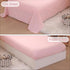 Set 4 Set Wowelife Pink Toddler Bedding for Girls Toddler Bedding Pieces Boho Tufted Comforter with Ruffles Design