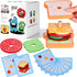 LovesTown Wooden Stacking Toys, Montessori Sandwich Stacking Toys for Kids Educational Birthday Gifts