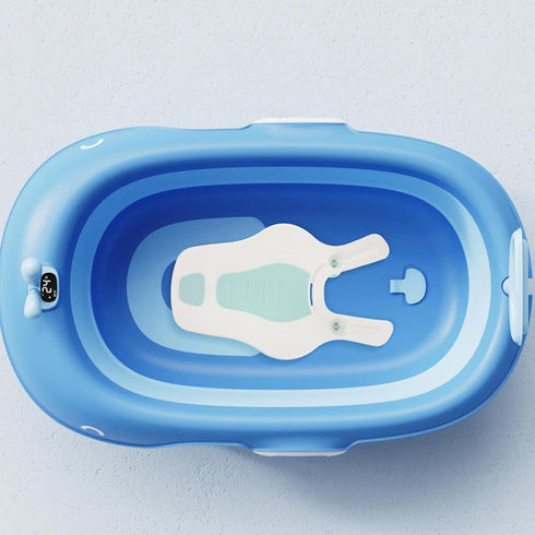 Soft Silicone Bath Seat for Newborns - Bath Support for Sink