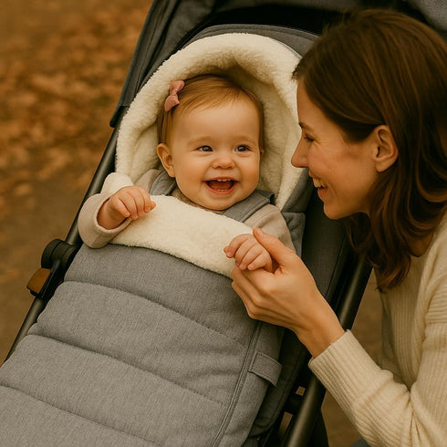 Quintriae V2 V3 V2 Stroller Footmuff Bunting Bag for Winter Universal Stroller Cover for Cold Weather, Compatible
