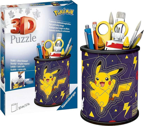 Ravensburger Pokemon 3D Jigsaw Puzzle for Kids Age 6+, 54 Pieces Pencil Pot - No Glue Required