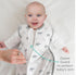 Amazing Baby Cotton Sleeping Sack, Sterling Confetti Wearable Blanket with 2-way Zipper, Small (0-6 mo)