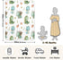 Cute Dragon Baby Blanket, Soft Cozy Reversible Nursery Receiving Swaddle for Boys Girls, 30x40 in