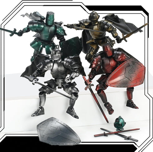IYOOCSS T13 Figures,Dummy 13,3D Action Figure,Medieval Knight Action Lucky Printed Robot Action Figure (Assembly