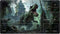 Playmat with Zones for MTG Card Game, 24"x14" Tabletop Magic Play Mats for Beginner, Dinosaur T-Rex in Jungle