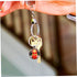 4pcs Russian Pendant Year Keychains, Chinese Decorative Dolls for Bag Charms and Tote Decoration
