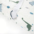 Lush Decor 32" 16" 5", Baby Dinosaurs Roar Soft & Plush Changing Pad Cover, x x Dusty Teal & Gray