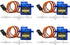 Beffkkip 4Pcs SG90 9g Micro Servos for RC Robot Helicopter Airplane Controls Car
