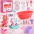 Set 11" Chair,Swimming 2 Sets 15 3 4 5 6. Baby Doll Bath Toys with Bathtub, Baby Dolls, Rocking Ring, Baby Dolls