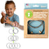 Jangles - Made in USA Stainless Steel Baby Rattle, Teether, Teething Bracelet