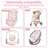 Hooyax Infant Car Seat Insert with Removable Head Support, Dual-Sided Baby Car Seat Cushion for Preemies & Newborns
