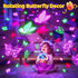6 4-6, 360 Onefire Girls Toys for Girl Gifts, Films Light Projector Unicorn Toys for Girls Age Rechargeable Night
