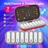 LYRZMY 3 4 5 6 Kids Mini Piano Toy, BPA-Free Light Up Keyboard, Portable Travel Learning Toys for Toddlers, Music