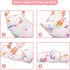 Toddler Nap Mat with Removable Pillow and Soft Dot Minky Blanket, Extra Large Unicorn Napping Mats for Kids