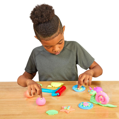 6 (2 oz Set, Pack Colorations Wheat & Gluten Free Neon Dough - Colors Each) | Non-Toxic, Play Dough, Bulk Sensory Kit