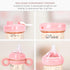 Childlike Behavior Anti Colic Baby Bottles Gift Box Set, 5oz & 8oz Bottles, Detachable Handles, Pink