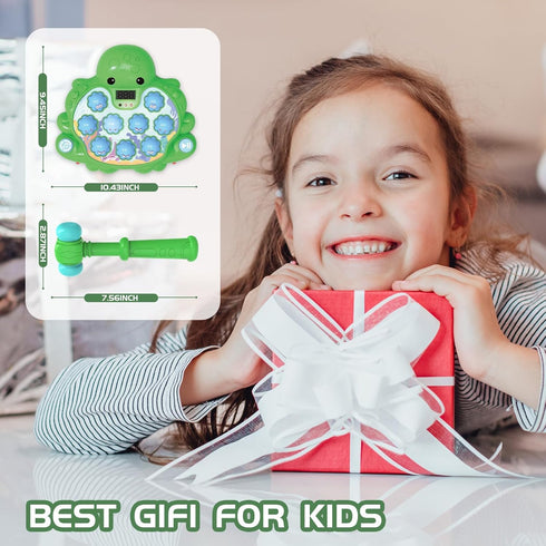 2 2+ Octopus Vitality Strike Game, Educational Musical Whack-A-Mole Toy with Game Modes, Digital Score Display, Toddler