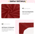 J JOYSAY Baby,39 27 Maroon Fitted Crib Sheet for Boys Girls Baby Crib Sheet Crib Mattress Sheet Bed Sheets for Infant x