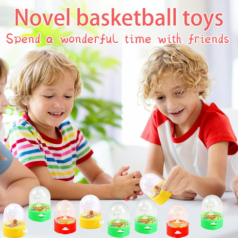 16 PACK Mini Basketball Games Toys, Finger Handheld Shooting Games for Kids Party Favors and Classroom Rewards
