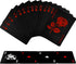 Joyoldelf Playing Cards - Waterproof Deck with Unique Pattern & Flower Backing, PVC Poker for Party, Game and Magic