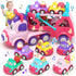 newcrave 7 in 1 Carrier Truck Toys for 1 2 3 Year