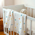 30x40 inches, Outer Space Baby Blankets for Boys, Soft Nursery Minky Blankets with Muslin and Dotted Fleece Back