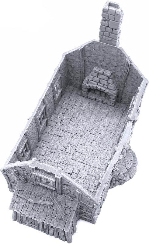 Mimic House by Printable Scenery, 3D Printed Tabletop RPG Scenery and Wargame Terrain 28mm Miniatures